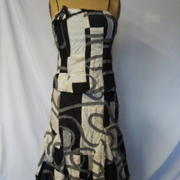 Victoria Estepa 2 piece Patchwork Outfit Top/Skirt - Picture 8 of 8